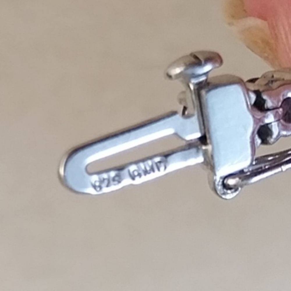 Sterling Silver Amethyst  Bracelet - Picture 16 of 16